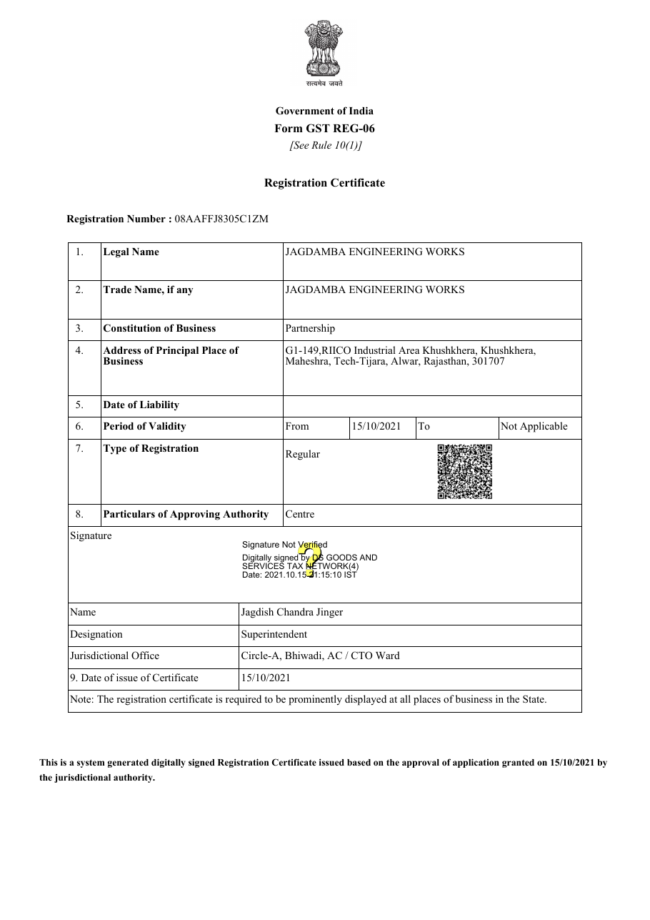 GST Registration - Rajasthan preview